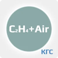 Калибровочная газовая смесь: ЭТИЛЕН (C2H4) 1.35 % + ВОЗДУХ (Air) ост. в баллоне 10 л. Сталь, вентиль Латунь