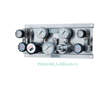 Панель газовая полуавтоматическая AMFLO PSB4100 ADGP00R,  одноступенчатая, Pвх-413 bar, c манометрами, PRV, PUV, FNPT 1/4  CV-0.06 / Semi-automatic GP AMFLO R4100 ADGP00R single-stage, inlet pressure 413bar,  PRV, ball valves. cons. FNPT 1/4 CV-0.06