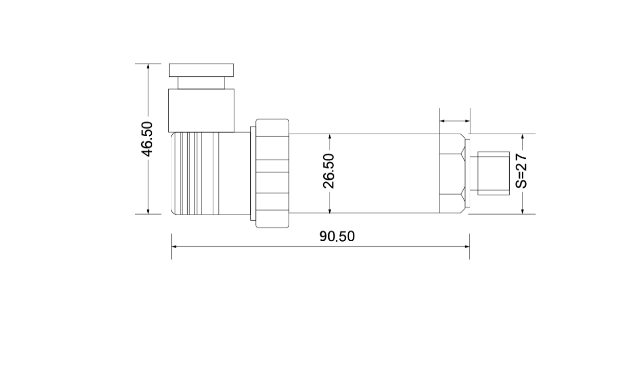 Передатчик давления AMFLO PTS 130  130-25M-1-3-2DС  0,6-600 бар, соед. MNPT 1/4,  4-12mA / PTS 130-25M-1-3-2DС