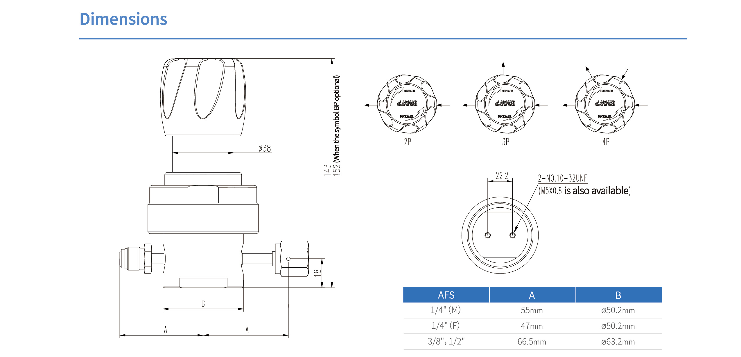Регулятор AMFLO UHP AU21 Материал: Код Z (Body,Poppet, Nozzle,Diaphragm,Gland-SUS316L,Seat: PCTFE) ; Поверхность 0.25 um; 4х портовый, CV-0.09