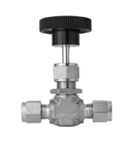 Игольчатый клапан PUSHER NV420-FN4 SS316L FNPT 1/4" / Needle Valve PUSHER NV420-FN4 SS316L 1/4FNPT